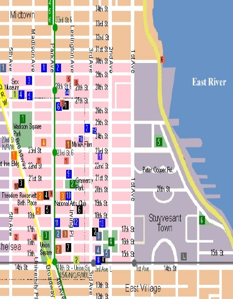 Area Map - 126 Lexington Avenue Apartments