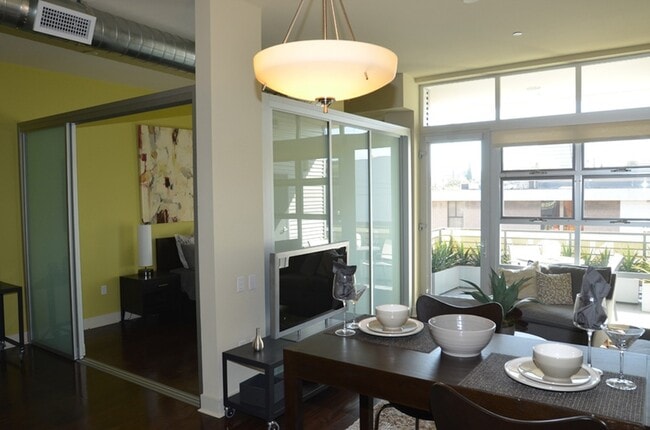 Step into the elegant dining area of a Bixby apartment - Bixby