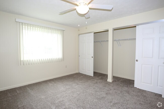 Bedroom with Double Closets