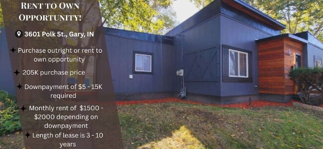 Rent to own property in the heart of Gary! - Rent to own property in the heart of Gary! Apartamento