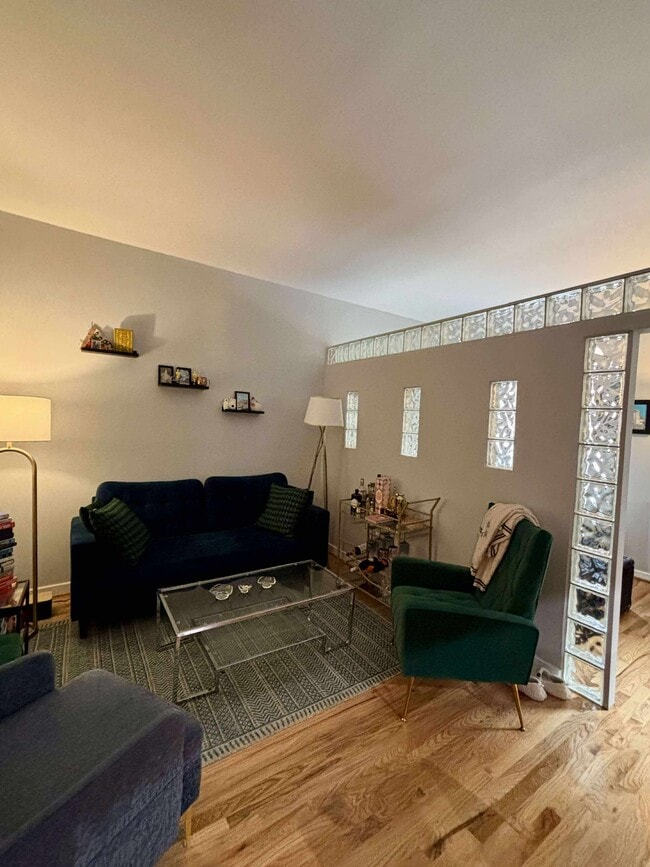 Living area with lots of natural light - 1413 T St NW Condo