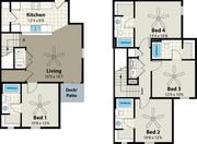4 Bedroom Townhome