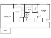 1BR/1BA