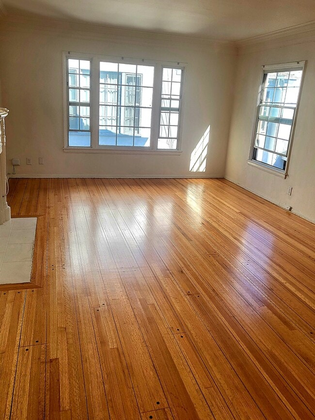 Living room view from front door - 1227 1/2 S Orlando Ave Unit 1227 .5