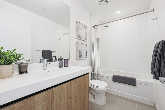2-Bed, 2-Bath: Second Bathroom
