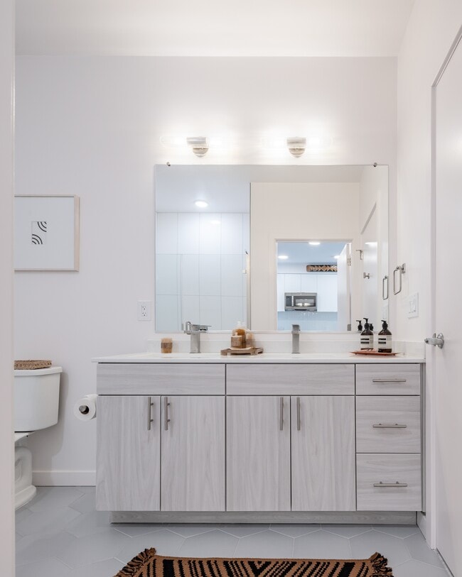 Bright spa inspired bathrooms
