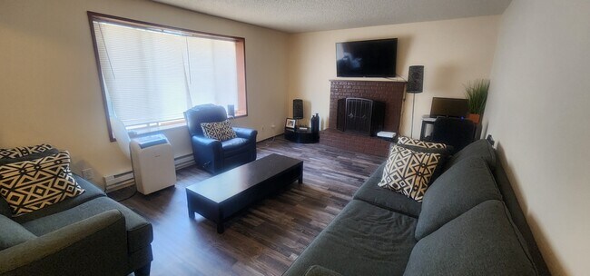 Living room staged