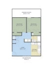 2 Bedroom Floor Plan