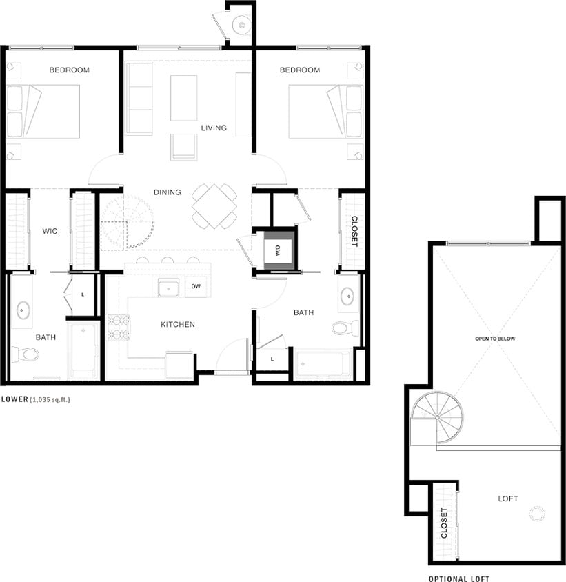 Floor Plan - 2A-1L