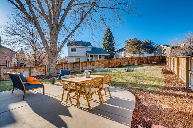 Large backyard