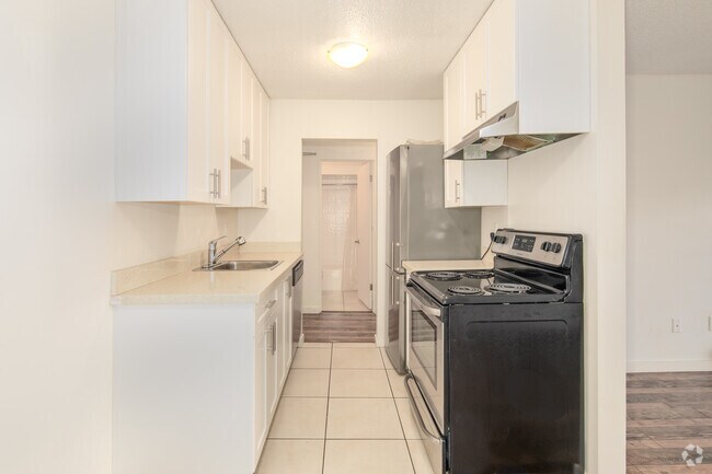 1 chambre, 1 salle de bain - 60 m² - Cuisine - Amber Lodge