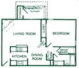 1BR/1BA