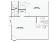 1BR/1BA