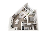 A-2 floor plan The Hudson