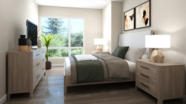 The Exchange at Spring Hill Station - Bedroom Rendering - The Exchange at Spring Hill Station