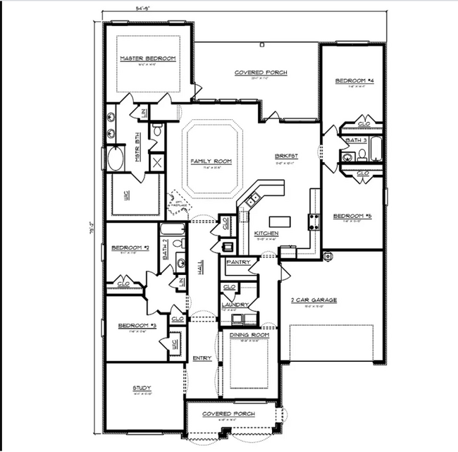Floor Plan - 23903 Dublin Dr House