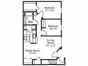Two Bedroom Enclosed