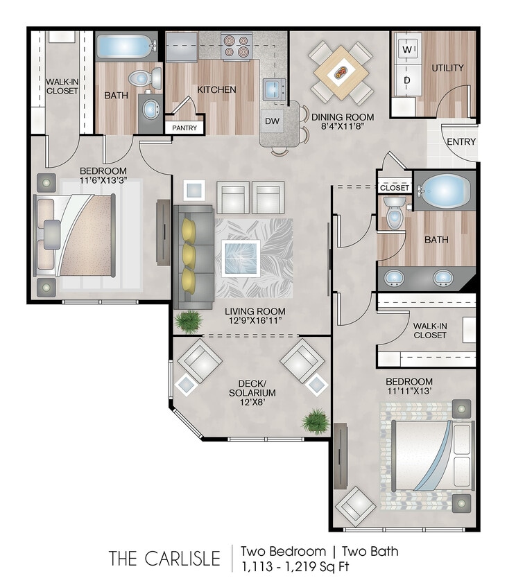1113 Square Feet - The Carlisle