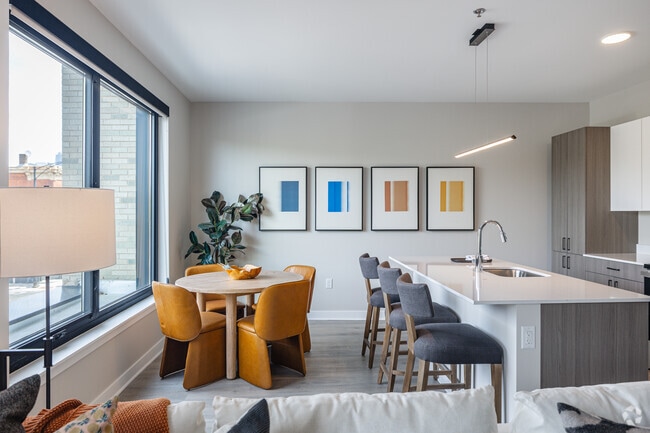 2BR, 2BA - 1,052SF - Dining Room