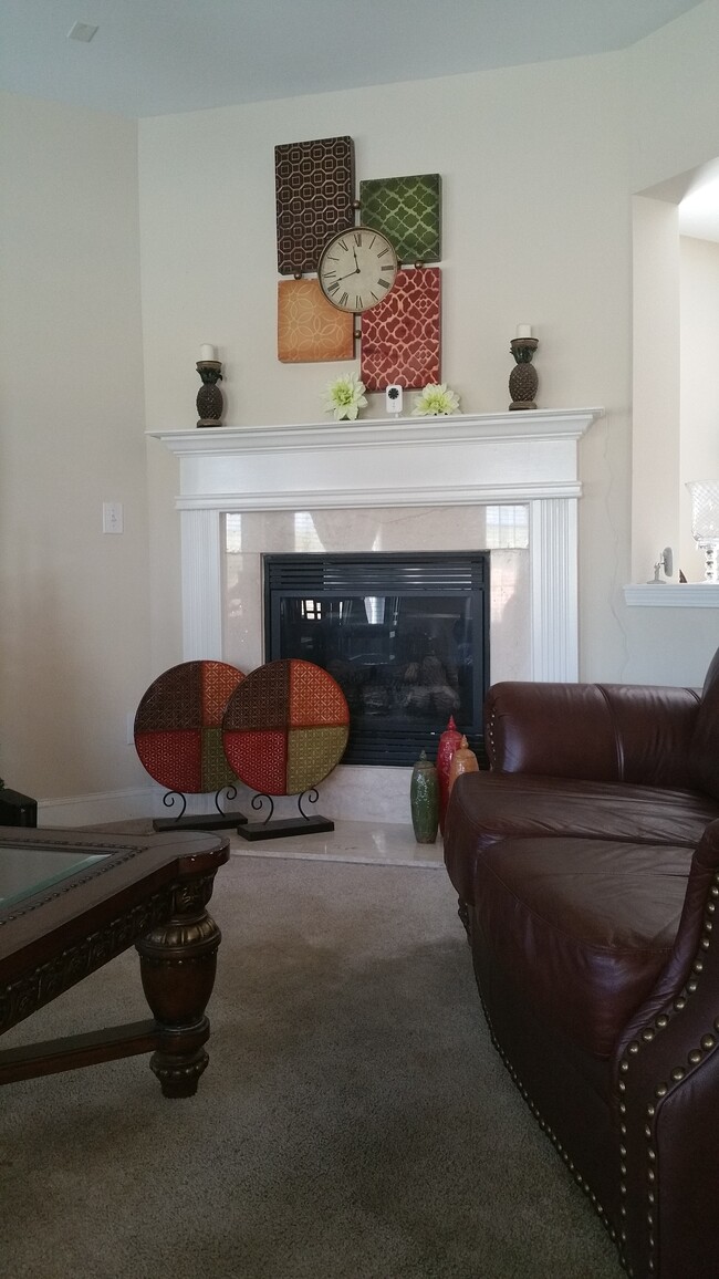 Gas fireplace in Family Room - 4345 Stone Mountain Drive House