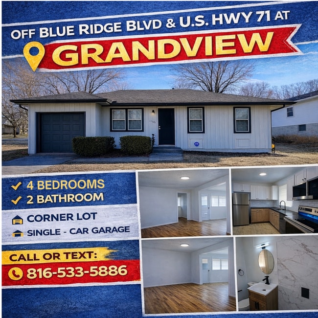 Building Photo - Cozy 3 bedrooms and 1 bath in a corner lot off Blue Ridge Blvd and U.S. Hwy 71 at Grandview, MO
