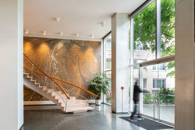 Stairs to Floating Deck - The Woodner