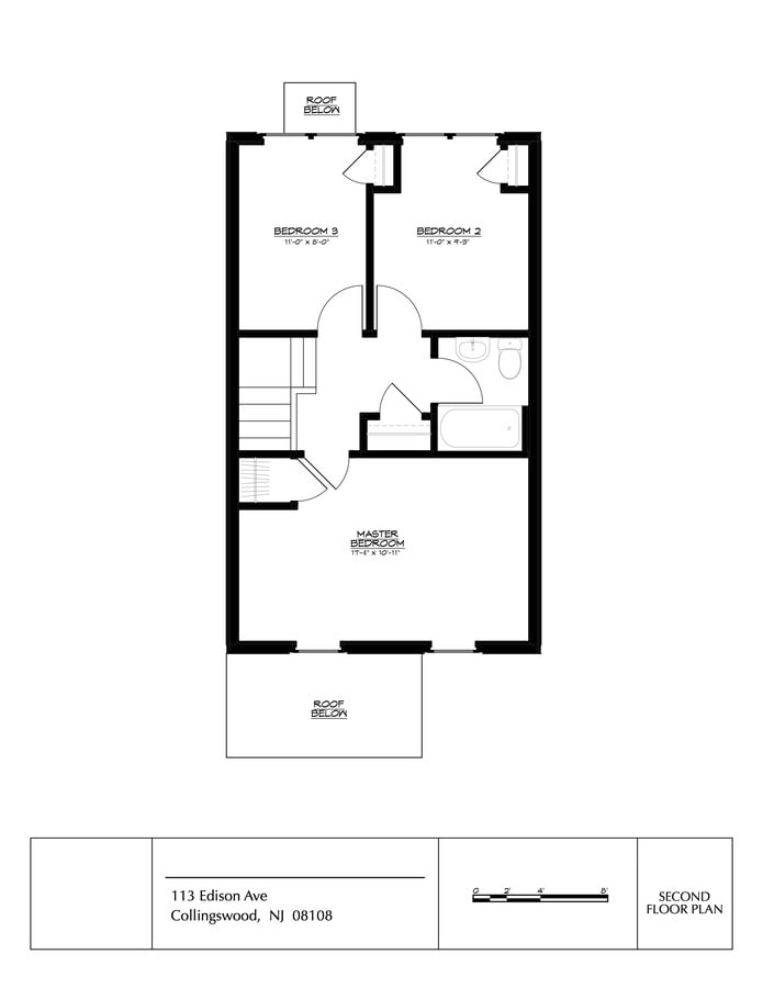 Second Floor Plan - 113 Edison Ave