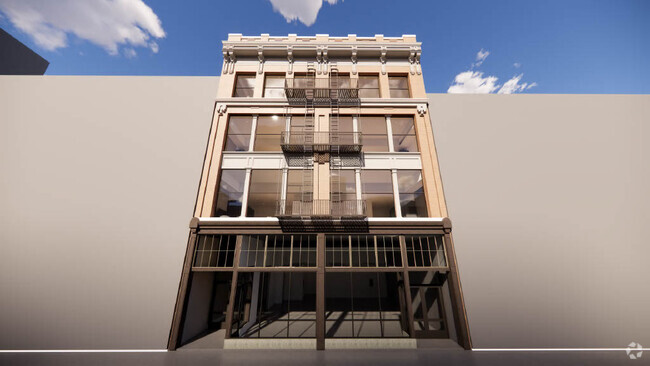 Rendering to the front of NW, 3rd Ave No. - The William Rental