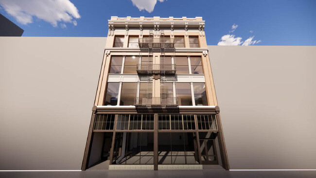 Rendering to the front of NW, 3rd Ave No. - The William Apartments