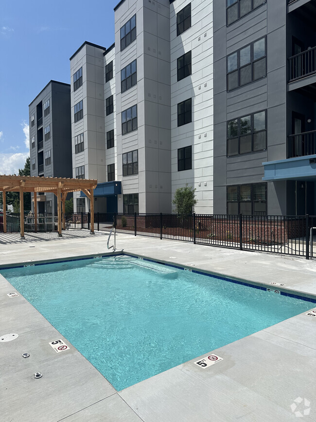 Pool Area - The Isabella Apartments