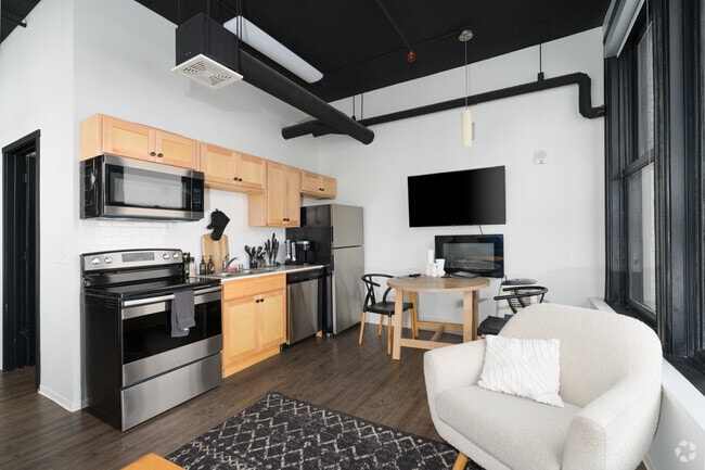 Studio - 762SF - Kitchen - The Marjorie