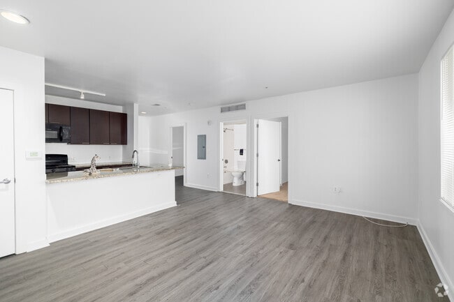 2BR, 2BA - 1062sF - Living Room / Dining Room