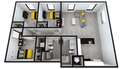 C: 3 Bed 2 Bath