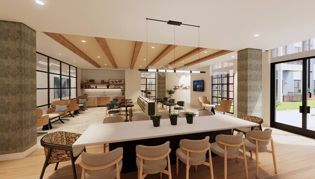 Settle in, catch your favorite shows, or gather with friends in a club room built for connection - The Terrace