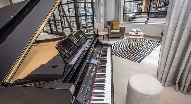 Piano in Resident Lounge
