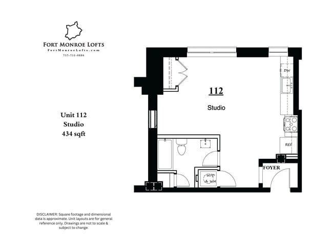 Photo - Fort Monroe Lofts Applications Unit Studio