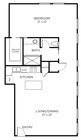 A11 - 1x1 floor plan The Rice