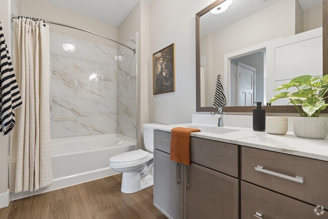 The Charismatic - 1BR, 1BA - 795SF - Primary Bathroom