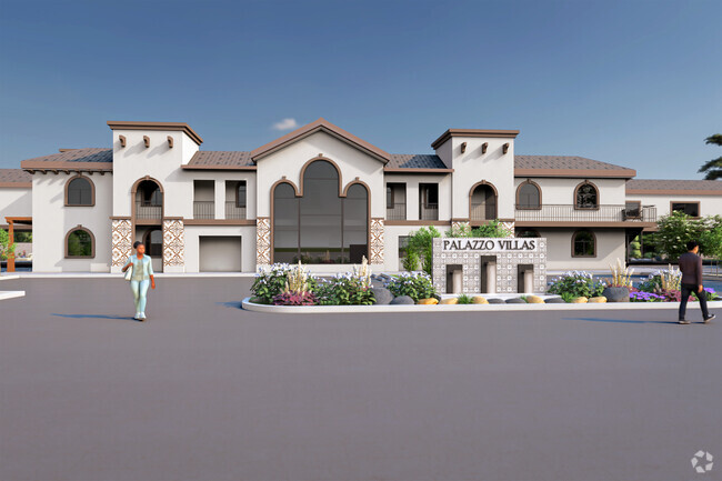 Front Entrance - Palazzo Luxury Villas Rental