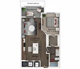 A2 | One Bedroom Floor Plan