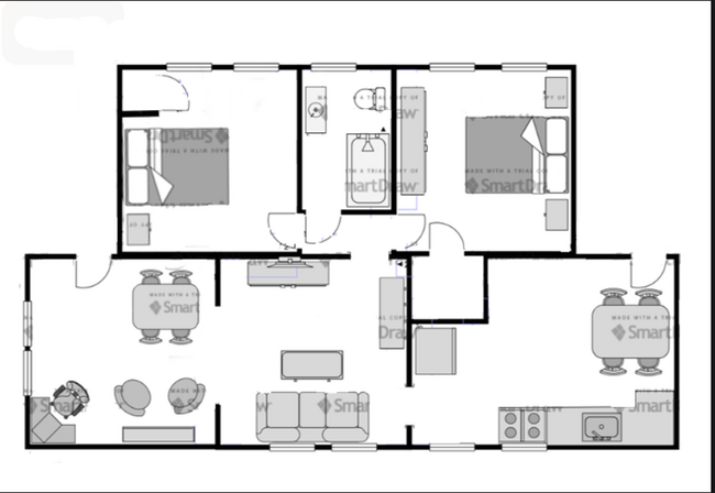 Floorplan - 1024 N Shore Rd Condominio Unidad 1024