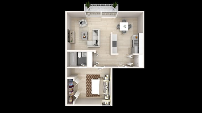 1 Bedroom x 1 Bathroom