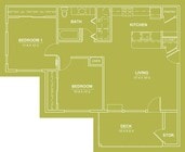 Smith Creek Apartments - Juniper Floorplan
