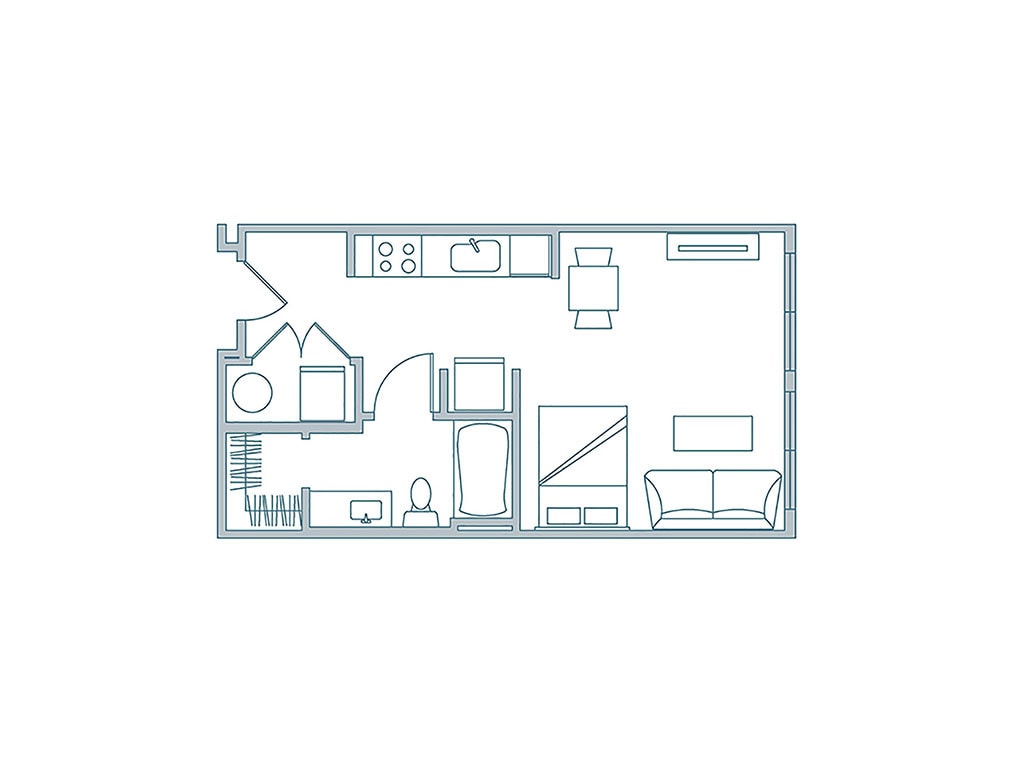 Floor Plan - Studio A