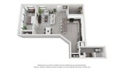 A 3D floor plan rendering of The Garden.