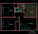 2BR/1BA