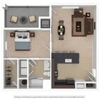 Lakeview 1BD 1Bath 728sqft