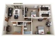 Two Bedroom, One Bath