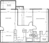 2BR/2BA