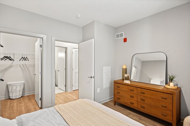 1 Bedroom- Bedroom - Lofts at Yard 56